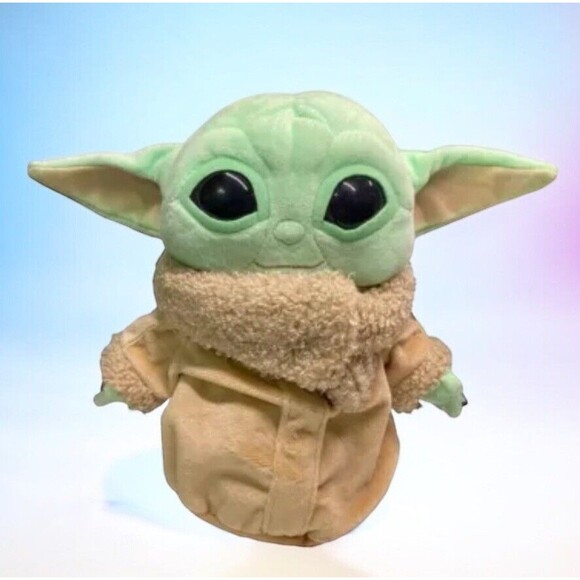 Star Wars Grogu Plush 8” Star Wars The Mandalorian Soft Doll Baby Yoda New NWT - Picture 1 of 12
